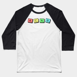 ACAB Scrabble Baseball T-Shirt